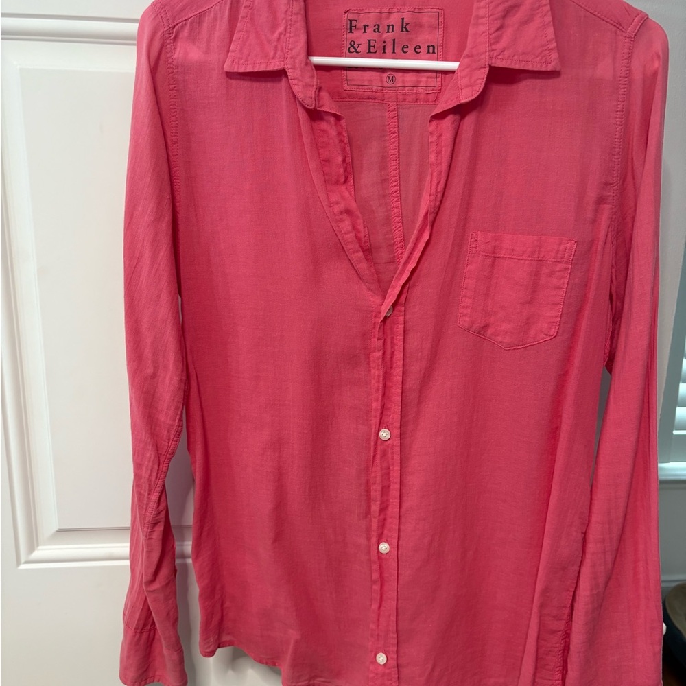 Frank & Eileen Pink Button-Up Shirt
